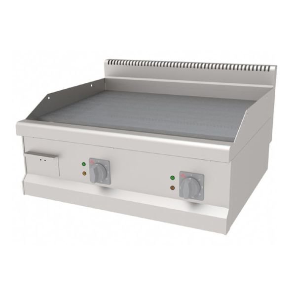 AEI-870/ND - Elektrikli Pleyt Izgara, 1/2 Düz - 1/2 Nervürlü Yüzeyli - Set Üstü