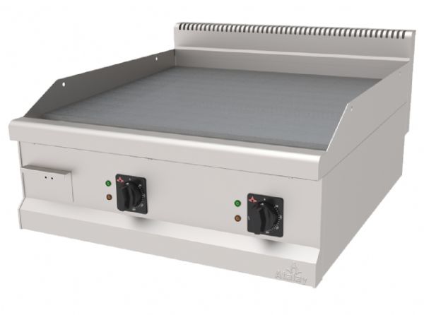 AEI-890/NDS - Elektrikli Pleyt Izgara, 1/2 Düz - 1/2 Nervürlü Yüzeyli - Set Üstü