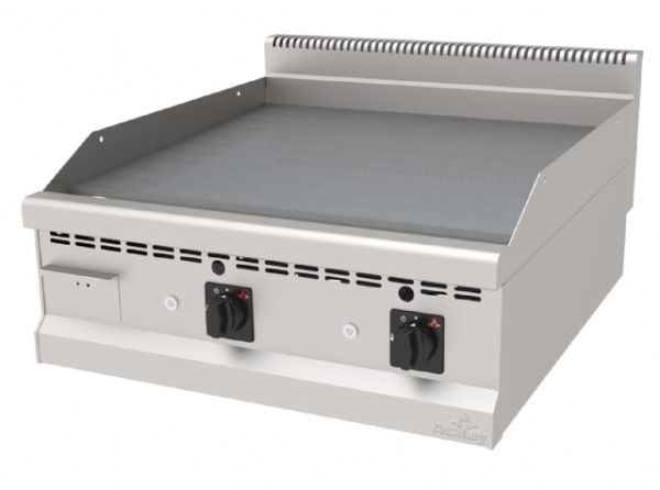 AGI-890S - Gazlı Pleyt Izgara, Düz Yüzeyli - Set Üstü