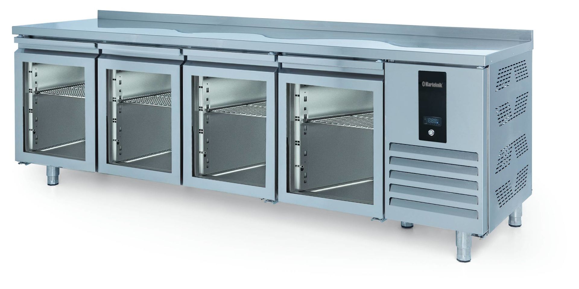CTS 560 - UG - TEZGAH TİP SNACK BUZDOLABI - 4 CAM KAPILI
