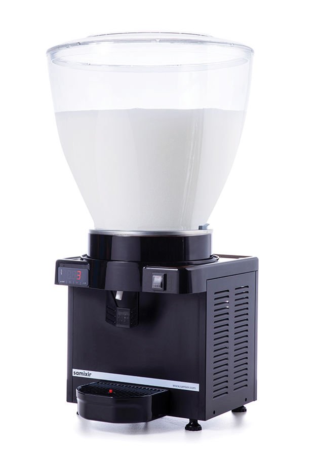 Panoramik M22 Model - Karıştırıcılı Soğuk İçecek Dispenseri, Siyah Renk, 22 Lt, Dijital