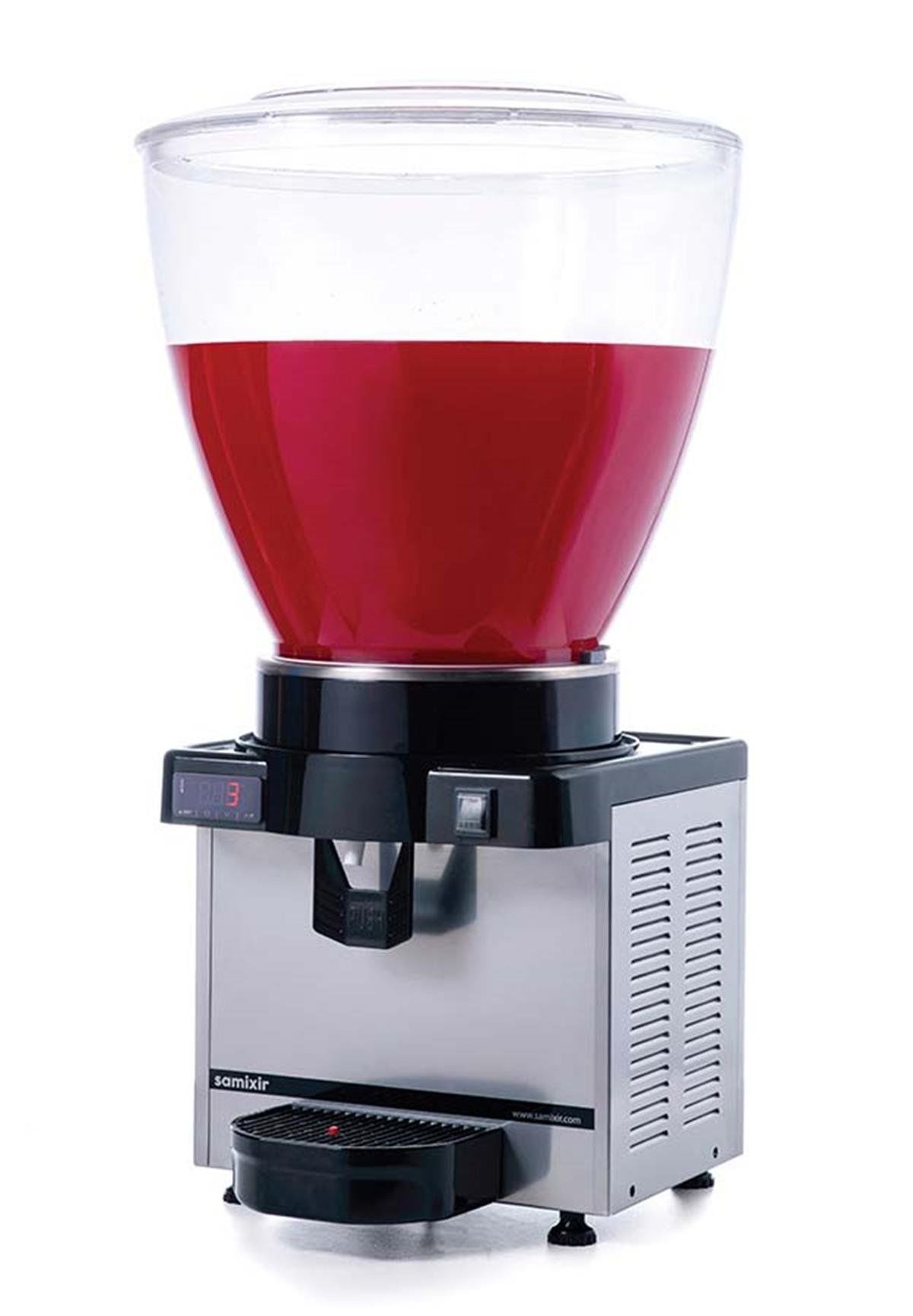 Panoramik M40 Model - Karıştırıcılı Soğuk İçecek Dispenseri, Sarı Renk, 40 Lt, Dijital