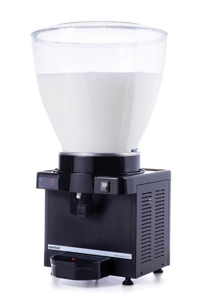 Panoramik M40 Model - Karıştırıcılı Soğuk İçecek Dispenseri, Siyah Renk, 40 Lt, Dijital