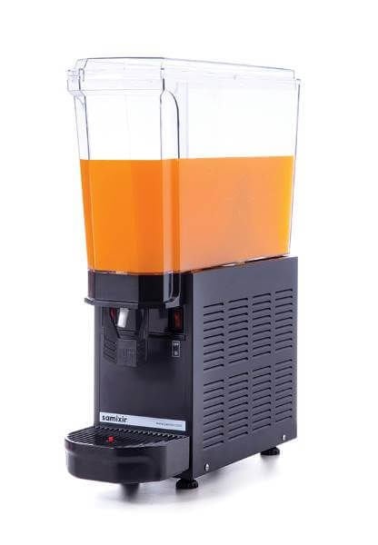 Klasik Mono Model - Karıştırıcılı Soğuk İçecek Dispenseri, Siyah Renk, 20 Lt