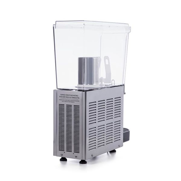 Klasik Mono Model - Karıştırıcılı Soğuk İçecek Dispenseri, Inox, 20 Lt